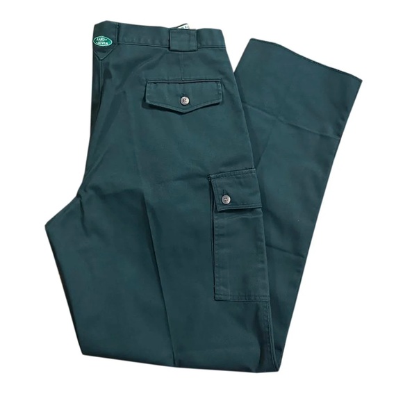 Vintage Timberland Land Rover Gear Green Work Pants (Size 36) NWT